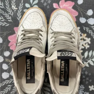 GCDS Ball Star Sneakers with Gray Laces