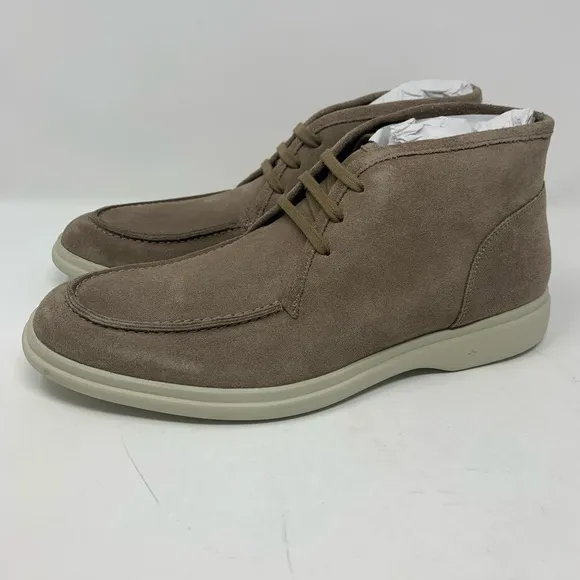 George Brown Foster Suede Lace-Up Chukka Boots Granite