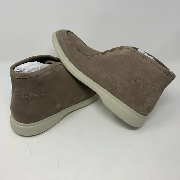 George Brown Foster Suede Lace-Up Chukka Boots Granite