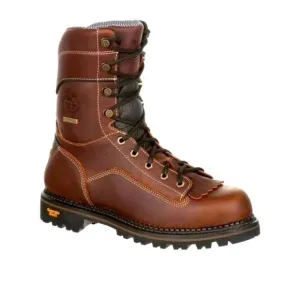 Georgia Boot AMP‎ LT Logger Composite Toe Low Heel Waterproof Work Boot Size 14W