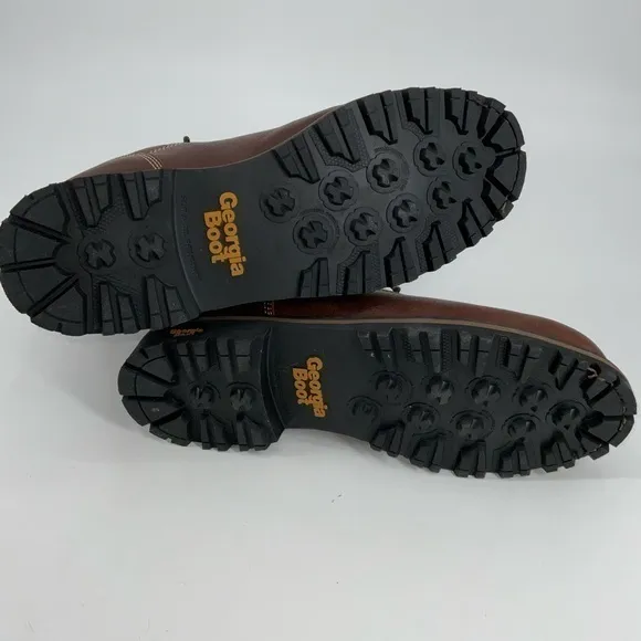 Georgia Boot AMP‎ LT Logger Composite Toe Low Heel Waterproof Work Boot Size 14W
