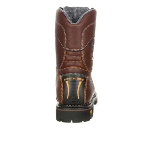 Georgia Boot AMP‎ LT Logger Composite Toe Low Heel Waterproof Work Boot Size 14W