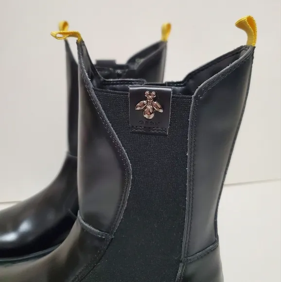 GEOX MAQUINNENS GIRLS BIKER BOOTS SIZE 3.5