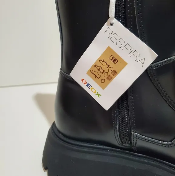 GEOX MAQUINNENS GIRLS BIKER BOOTS SIZE 3.5
