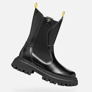 GEOX MAQUINNENS GIRLS BIKER BOOTS SIZE 3.5