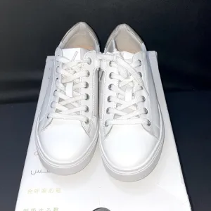 Geox Respira Nashik White &amp; Gold size EU36 4 US sneakers