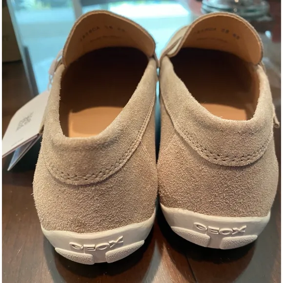 Geox Women’s Beige Loafers, Size 38 or 7.5