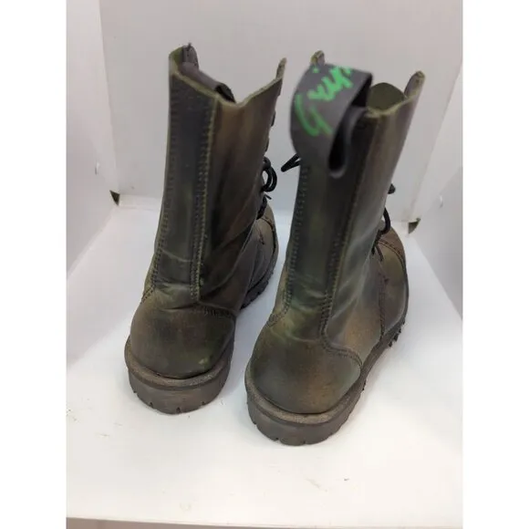 Getta Grip Dr Martens Steel Toe 10 eye Combat Boots Grunge Punk Goth SZ 10? READ