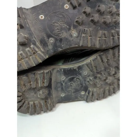 Getta Grip Dr Martens Steel Toe 10 eye Combat Boots Grunge Punk Goth SZ 10? READ