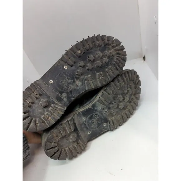 Getta Grip Dr Martens Steel Toe 10 eye Combat Boots Grunge Punk Goth SZ 10? READ