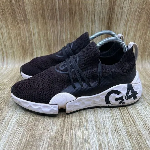 G/Fore MG4.1 Men's Size 7.5 Fore Play Black‎ White Spikeless Golf Shoes Sneakers