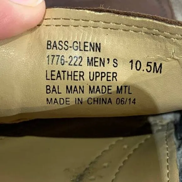 G.H. Bass &amp; Co Glenn Mens US 10.5 Brown Leather Slip On Loafers Casual Shoes