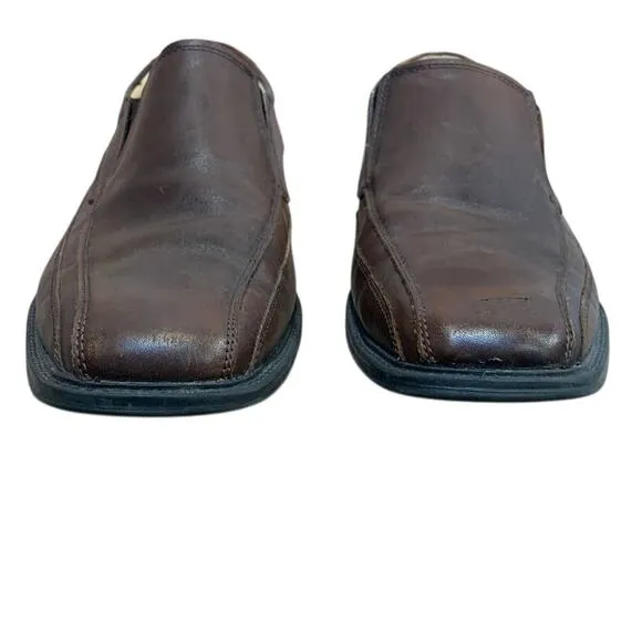 G.H. Bass &amp; Co Glenn Mens US 10.5 Brown Leather Slip On Loafers Casual Shoes