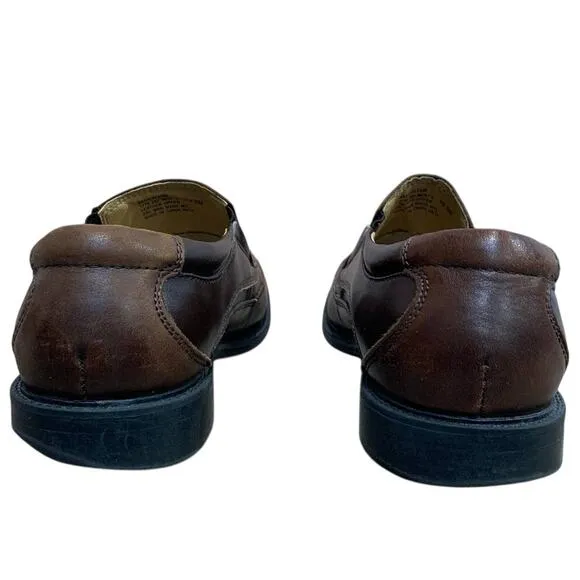 G.H. Bass &amp; Co Glenn Mens US 10.5 Brown Leather Slip On Loafers Casual Shoes