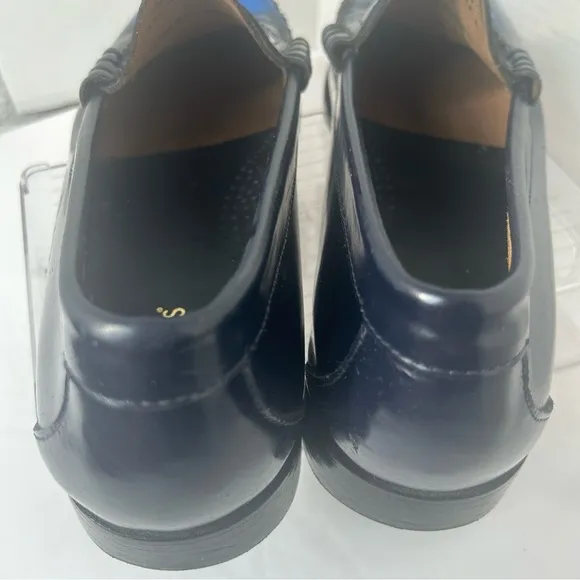 G.H. Bass Weejuns Men’s Larson Ombre’ Patent Leather Loafers 12D Academia Preppy