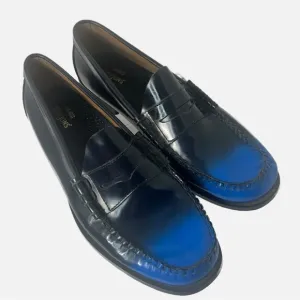 G.H. Bass Weejuns Men’s Larson Ombre’ Patent Leather Loafers 12D Academia Preppy
