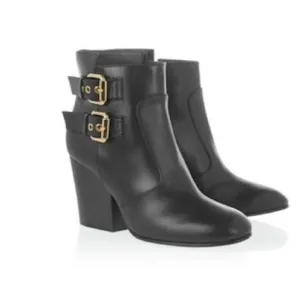 Giuseppe Zanotti Nikita Buckle Leather Ankle Boots