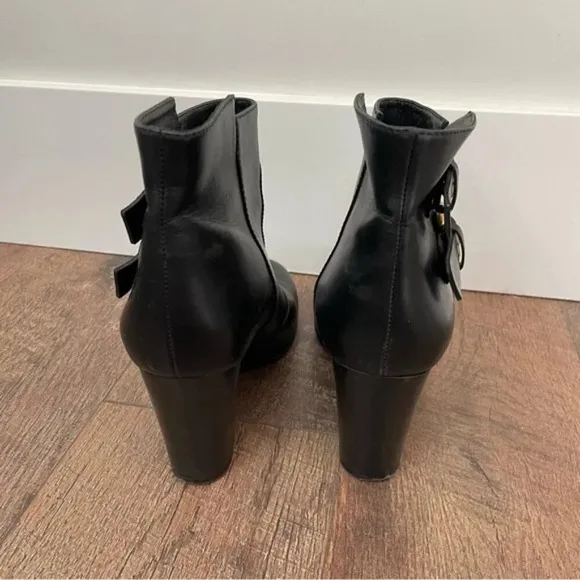 Giuseppe Zanotti Nikita Buckle Leather Ankle Boots