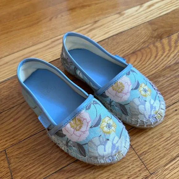 Gorgeous Gucci Girls espadrilles slip on shoes child cotton😍