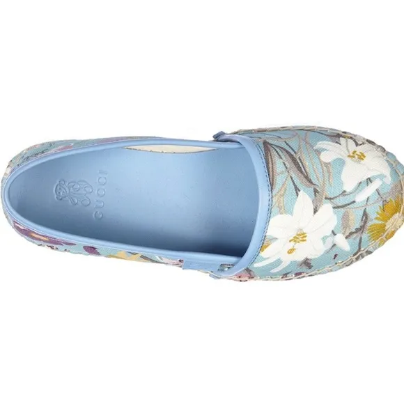 Gorgeous Gucci Girls espadrilles slip on shoes child cotton😍