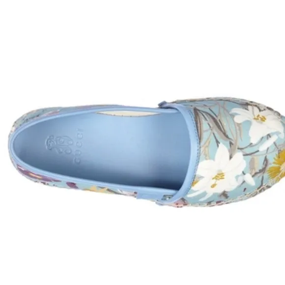 Gorgeous Gucci Girls espadrilles slip on shoes child cotton😍