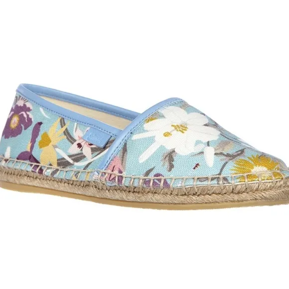 Gorgeous Gucci Girls espadrilles slip on shoes child cotton😍