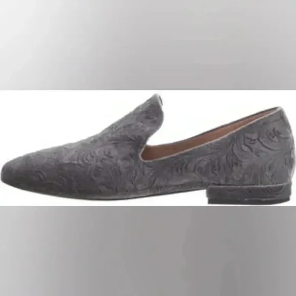 Gray Loaffers Women's Made in Italy Size 8