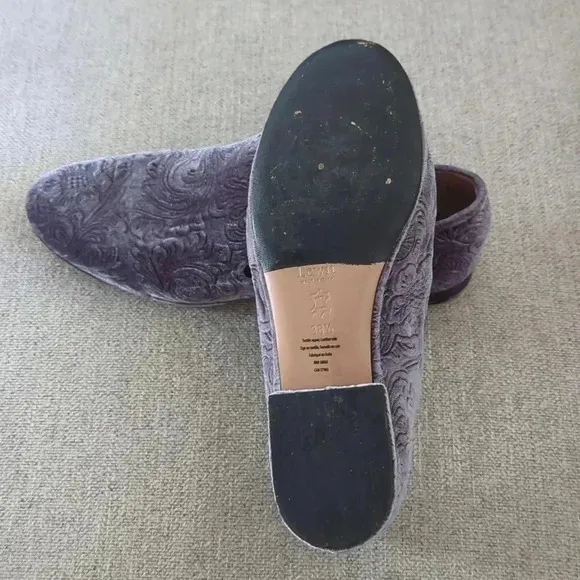 Gray Loaffers Women's Made in Italy Size 8