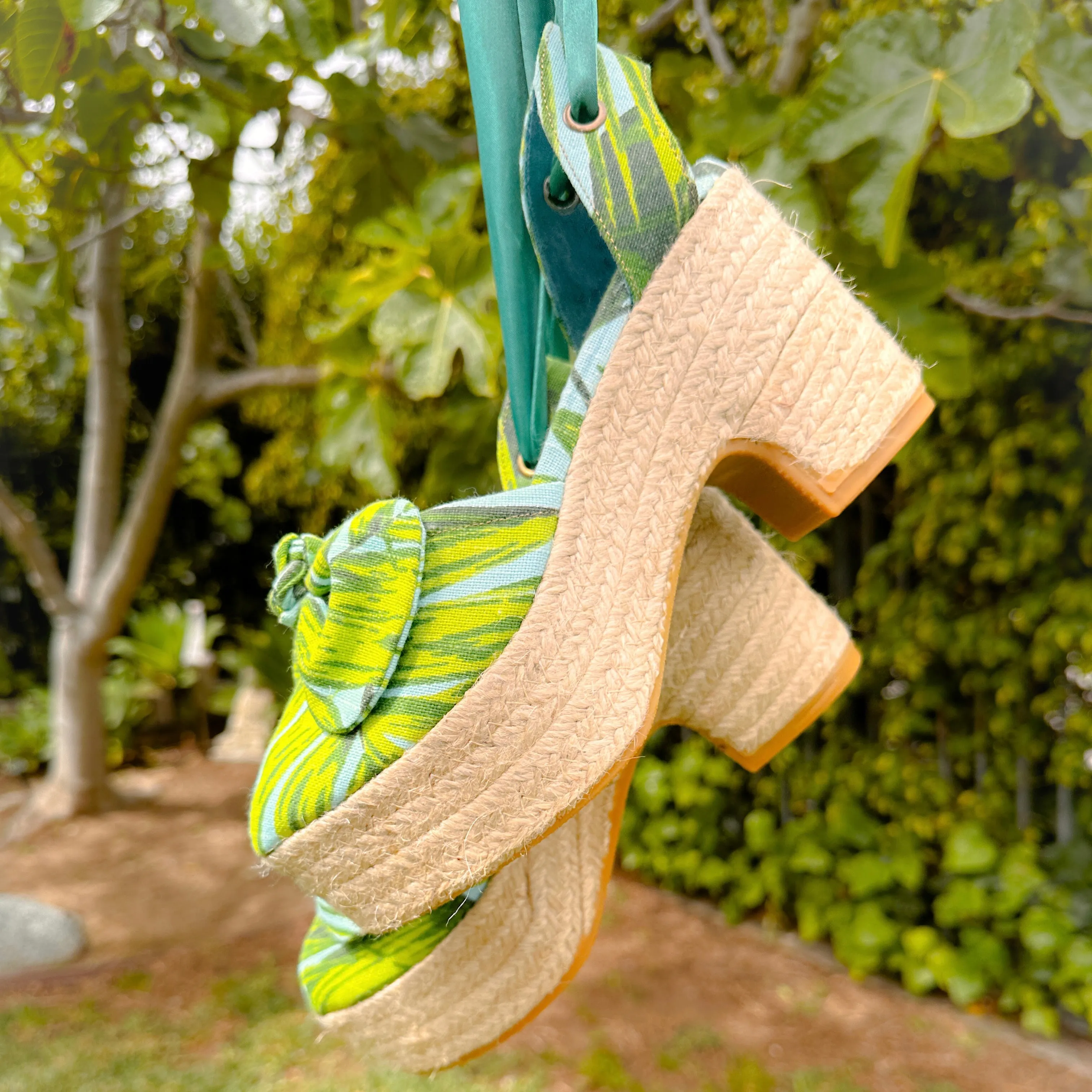 Green Garden Wonder Heels