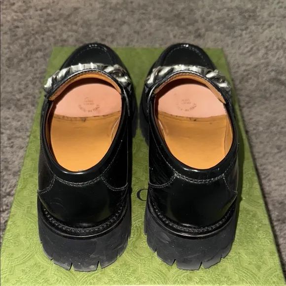 Gucci Green Women’s leather loafers