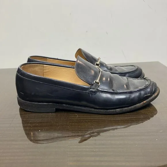 Gucci Horsebit Leather Loafers Penny Loafers Women's 7.5B