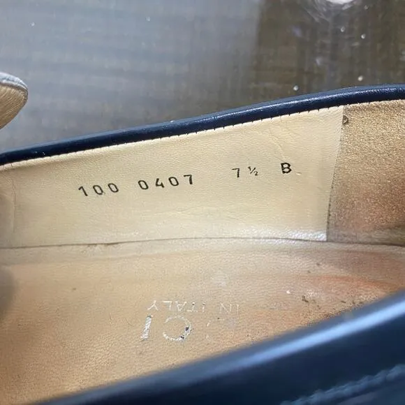 Gucci Horsebit Leather Loafers Penny Loafers Women's 7.5B