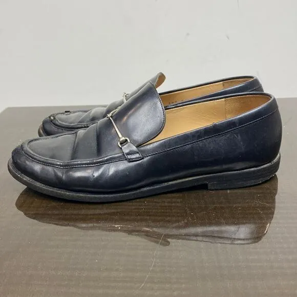 Gucci Horsebit Leather Loafers Penny Loafers Women's 7.5B