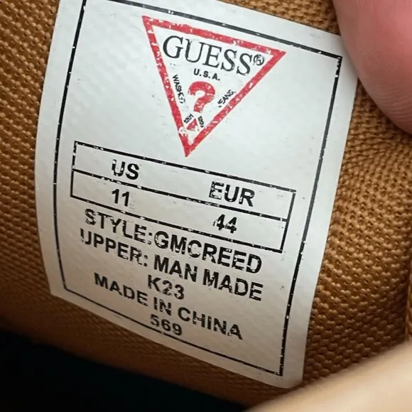Guess Men's Creed Sneaker, Black 11 S066