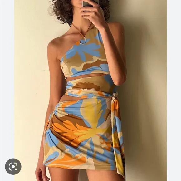 Hansen &amp; Gretel Ashanti Dress Poolside Print