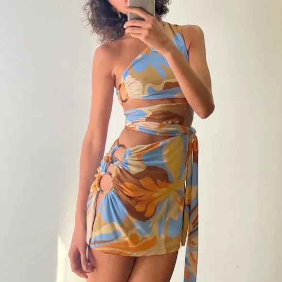 Hansen &amp; Gretel Ashanti Dress Poolside Print