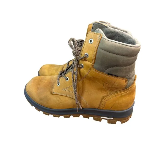 Hanwag Men's Leather Hiking Boots Size 9.5 US Michelin Sole Padded Collar.