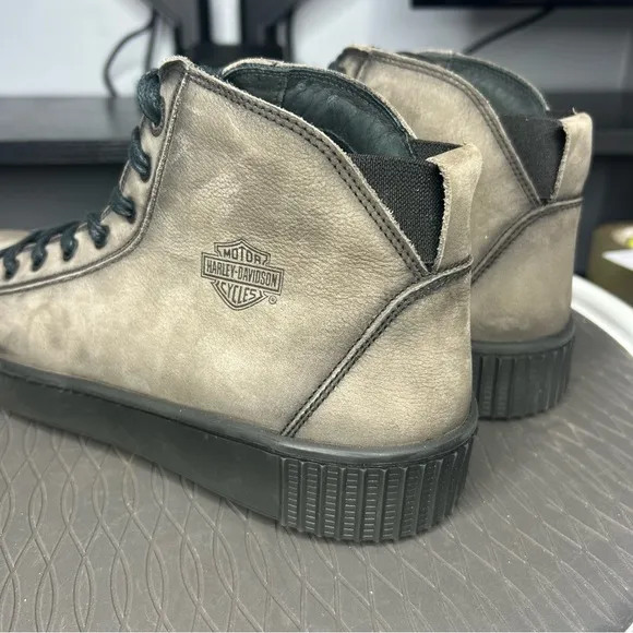 Harley-Davidson Barren Men's Gray High-Top Sneakers