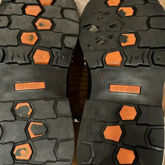 Harley Davidson Brake light motorcycle boots, round toe, size 10 1/2