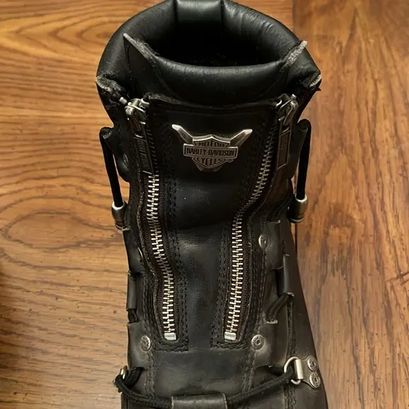 Harley Davidson Brake light motorcycle boots, round toe, size 10 1/2