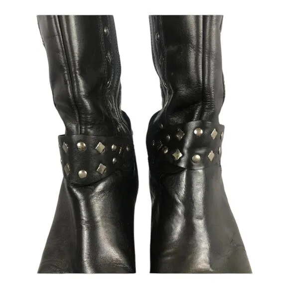 Harley-Davidson ladies strut leather Boots 12&quot; height size 8.5