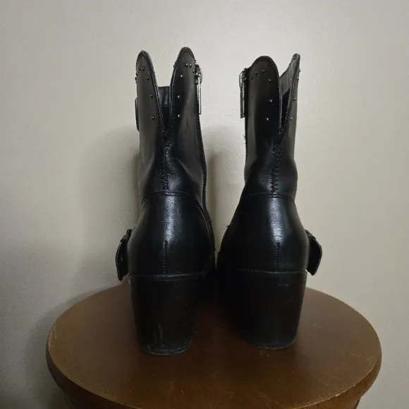 Harley Davidson Women's Cheryl 6-Inch Black Motorcycle Boots