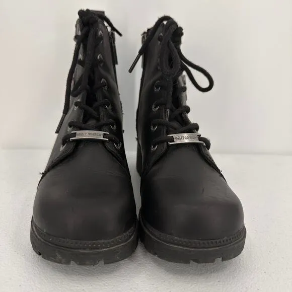 Harley-Davidson Women's Cynwood 5-Inch Black Riding Boots Size 8