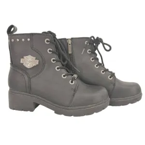 Harley-Davidson Women's Cynwood 5-Inch Black Riding Boots Size 8