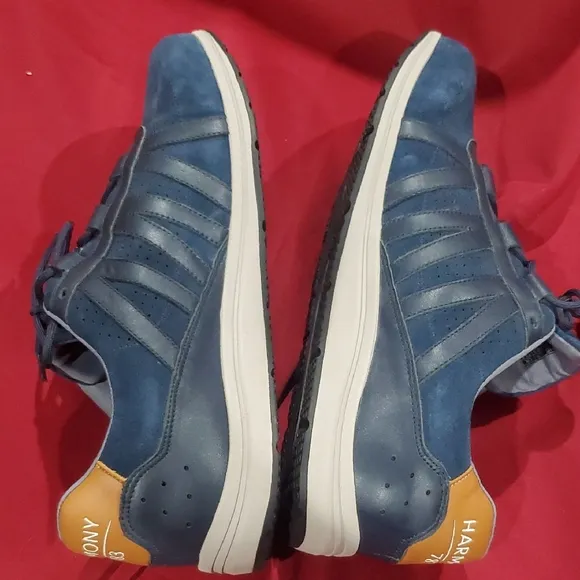 Harmony 783 Blue Sneakers with Suede Upper and Sporty Design