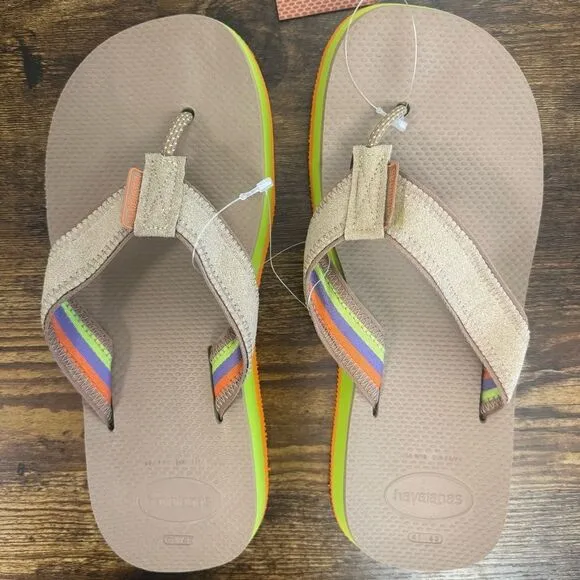 Havaianas Men's Urban Fusion II Sandal - Rose Gold-Size 9/10 NWT
