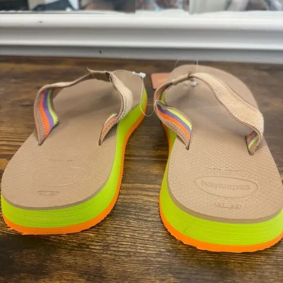 Havaianas Men's Urban Fusion II Sandal - Rose Gold-Size 9/10 NWT