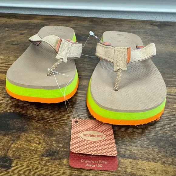 Havaianas Men's Urban Fusion II Sandal - Rose Gold-Size 9/10 NWT