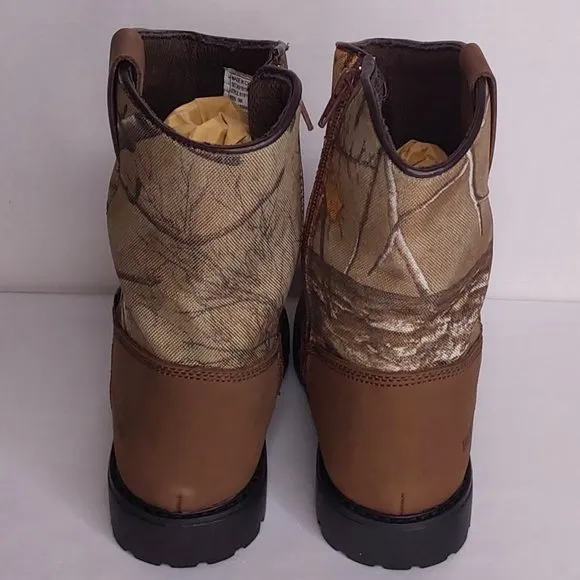'HERTER'S' LEATHER CAMO YOUTH HUNTING BOOTS