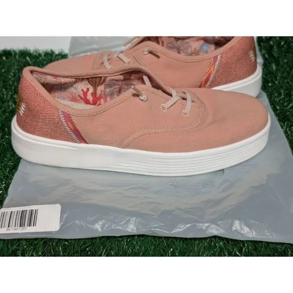 Hey Dude Conway Craft Pink Sneakers Women's Size 10 NWT No Box